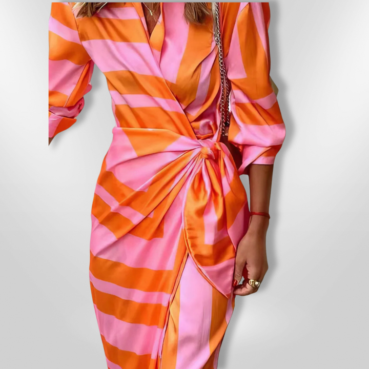 SOLANA™ | Printed Wrap Dress