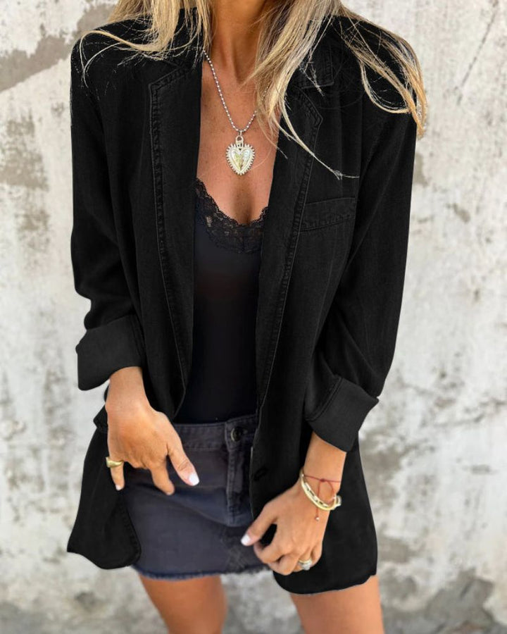 Charlotte | Casual Denim Blazer