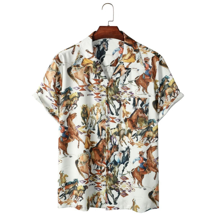 Alberto™ | Seaside Escape Short Sleeve Hawaiian Shirt