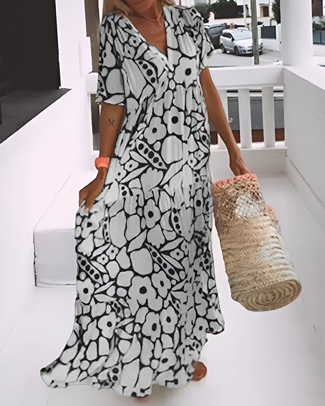 Charlotte™ | - Printed Midi Dress
