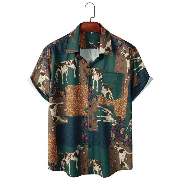 Alberto™ | Seaside Escape Short Sleeve Hawaiian Shirt