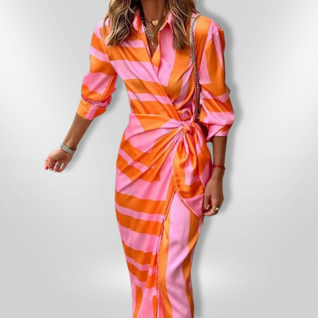SOLANA™ | Printed Wrap Dress