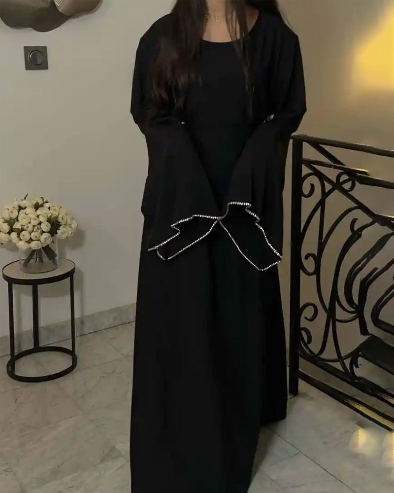 Hanny™ | Elegant Waisted Sleeve Drill Dress Robe