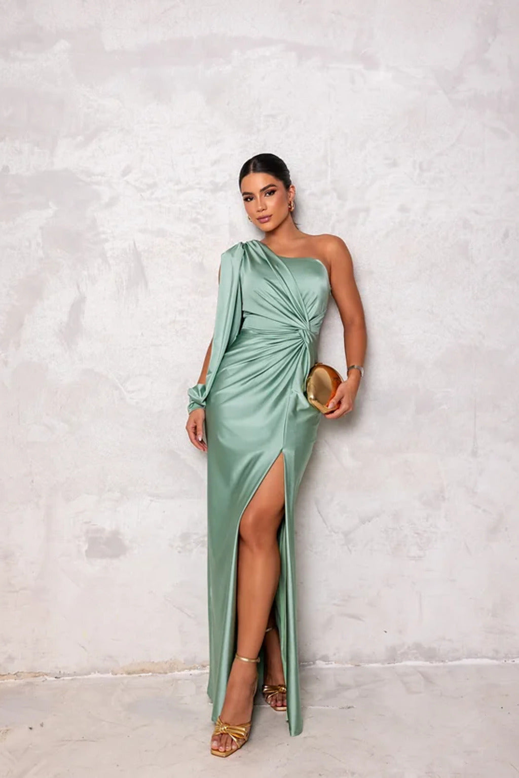 Anna™l -Short Sleeve Wrap Dress