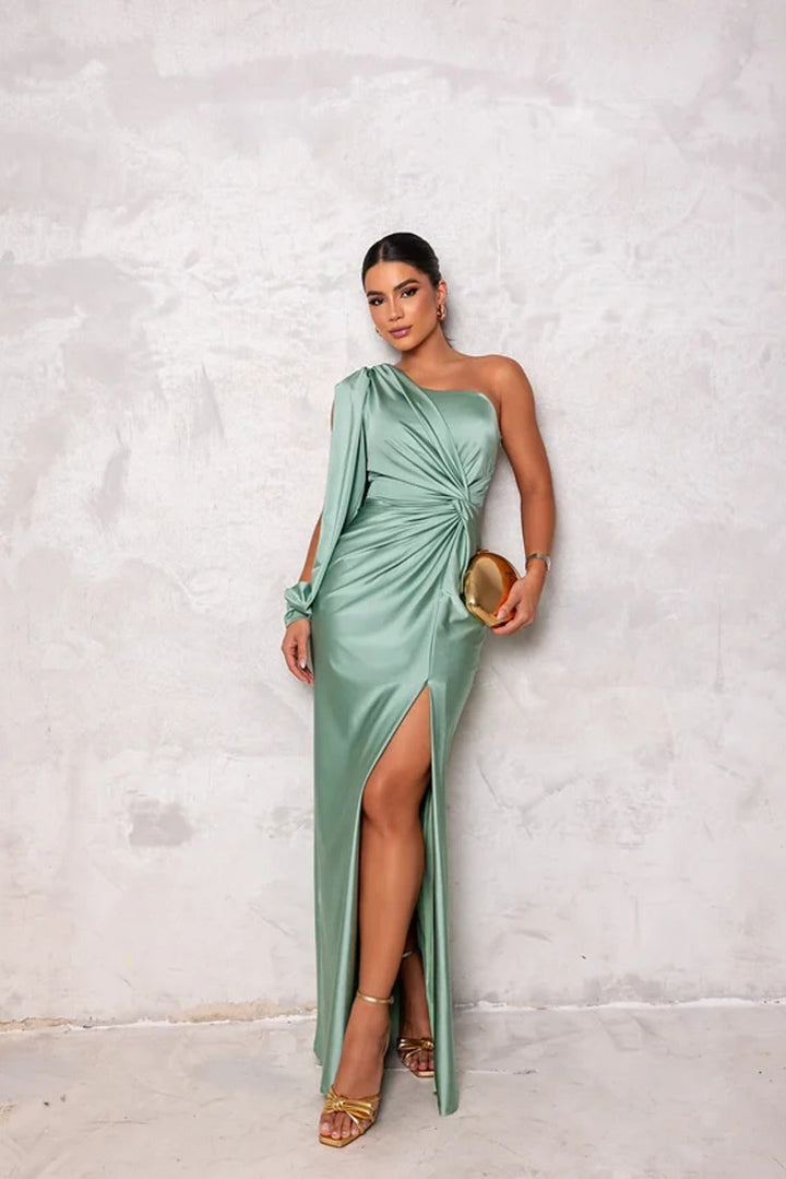 Anna™l -Short Sleeve Wrap Dress