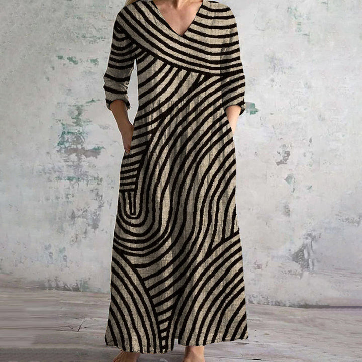 EVE™ | VINTAGE STRIPED DRESS