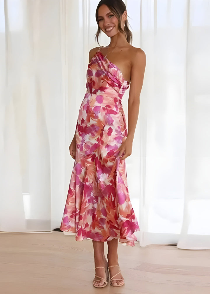 Eva™ | One-Shoulder Summer Dress