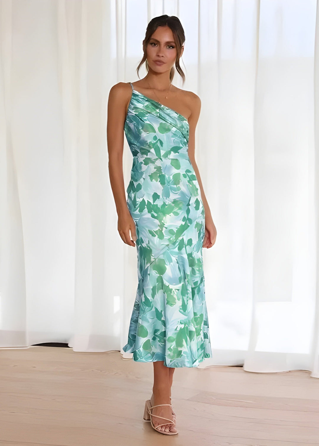 Eva™ | One-Shoulder Summer Dress