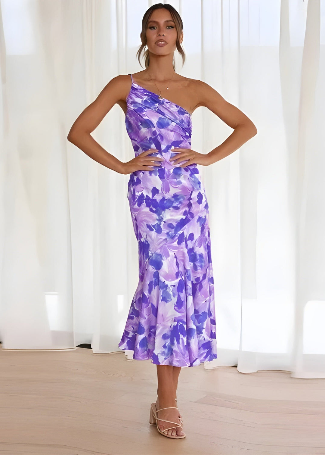 Eva™ | One-Shoulder Summer Dress