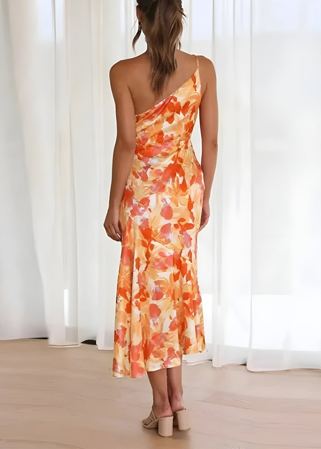 Eva™ | One-Shoulder Summer Dress
