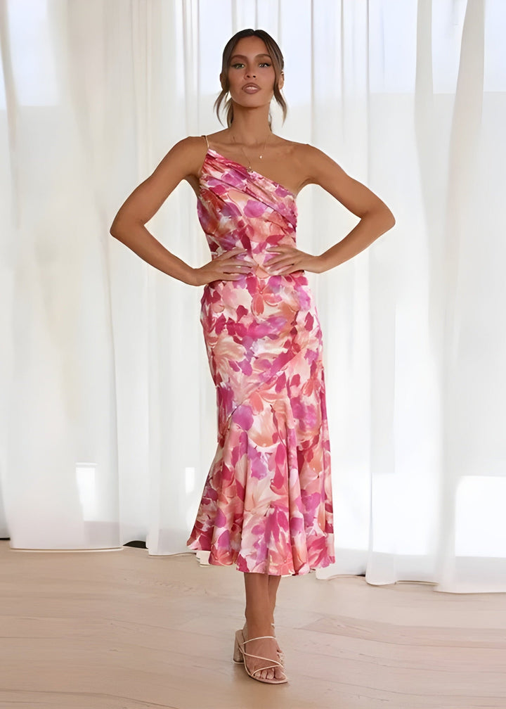 Eva™ | One-Shoulder Summer Dress