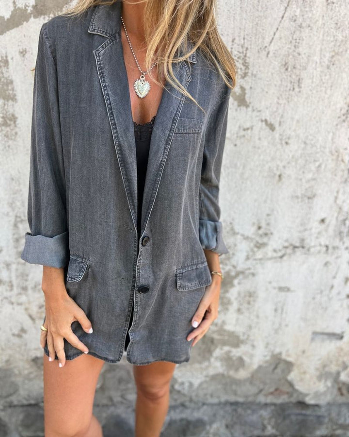 Charlotte | Casual Denim Blazer