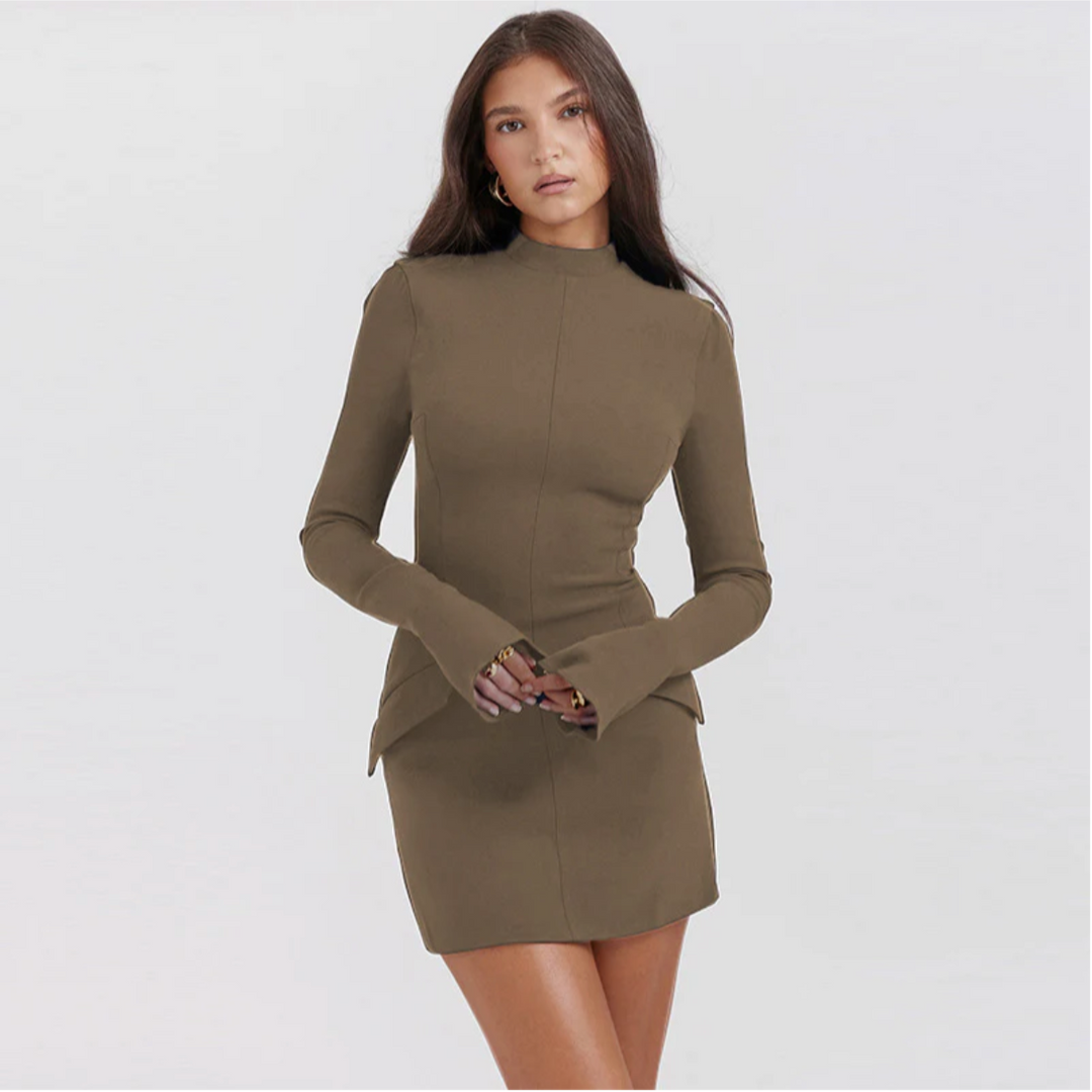 Silvia™ | Dress With Lapels