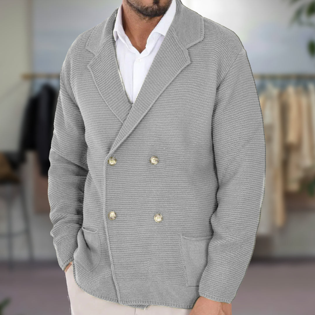 GIAN™ | DOUBLE-BREASTED CARDIGAN