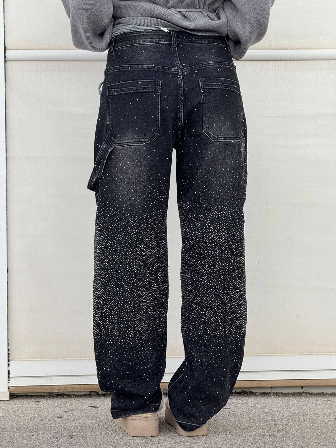 Kelly™ - Balloon Carpenter Shine Denim Jeans