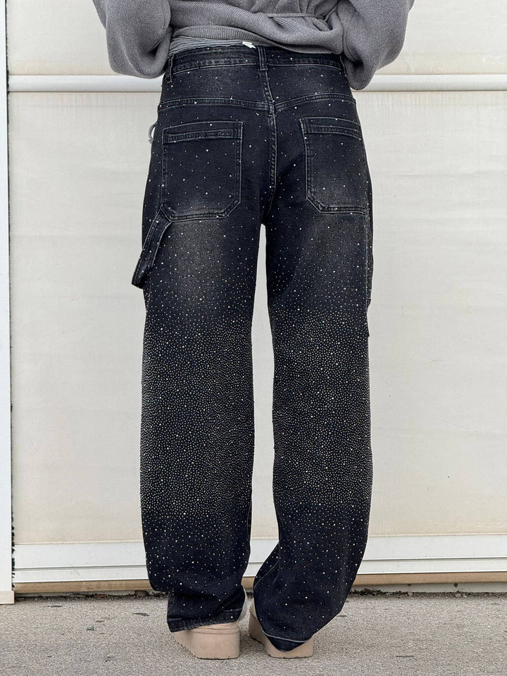 Kelly™ - Balloon Carpenter Shine Denim Jeans