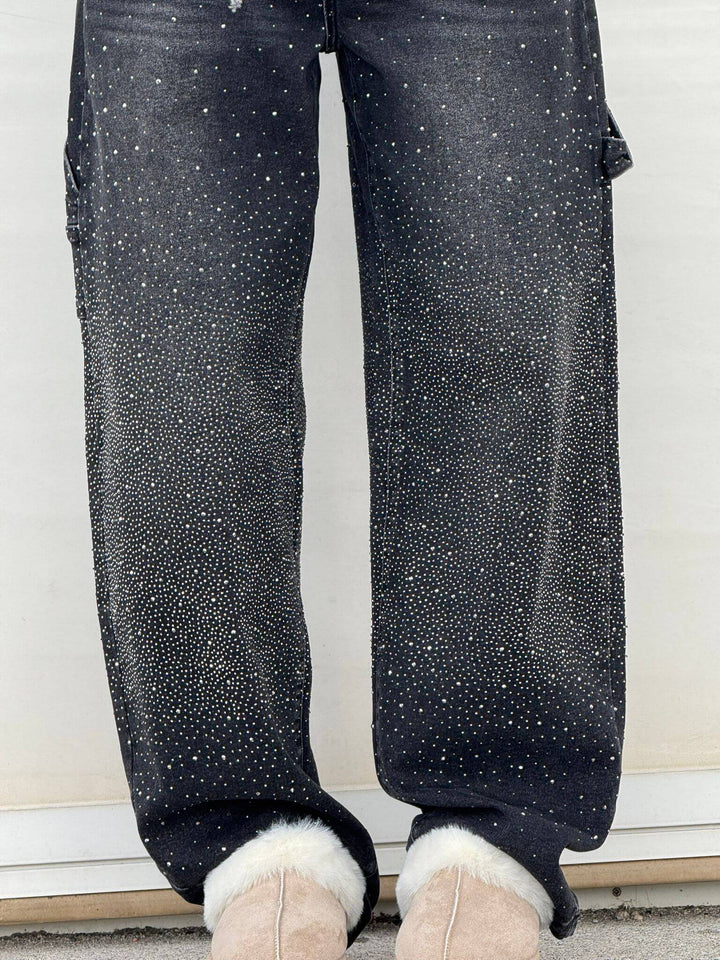 Kelly™ - Balloon Carpenter Shine Denim Jeans