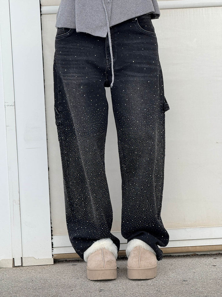 Kelly™ - Balloon Carpenter Shine Denim Jeans