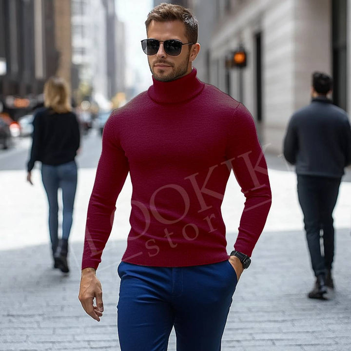 IRO™ | ELEGANT HIGH NECK SWEATER