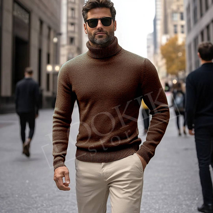 IRO™ | ELEGANT HIGH NECK SWEATER