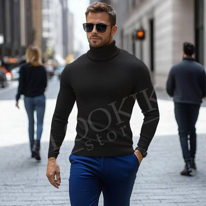 IRO™ | ELEGANT HIGH NECK SWEATER
