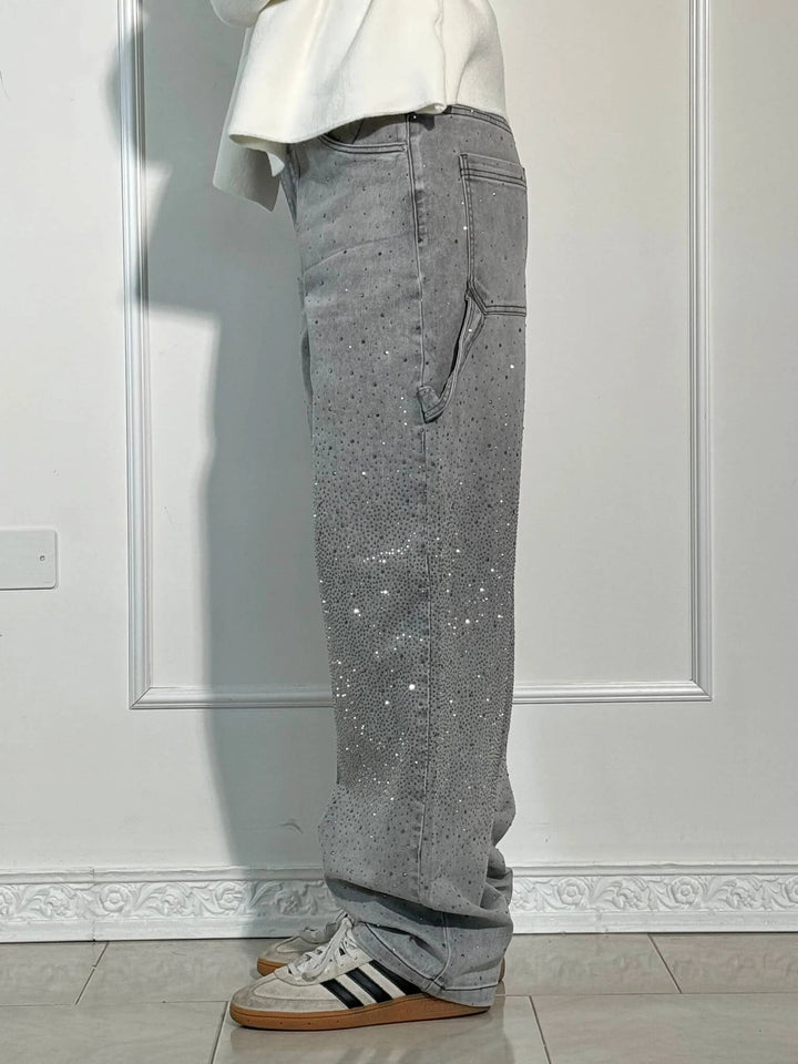 Kelly™ - Balloon Carpenter Shine Denim Jeans