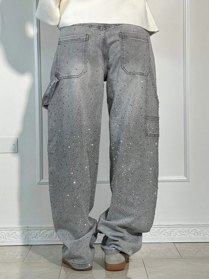 Kelly™ - Balloon Carpenter Shine Denim Jeans