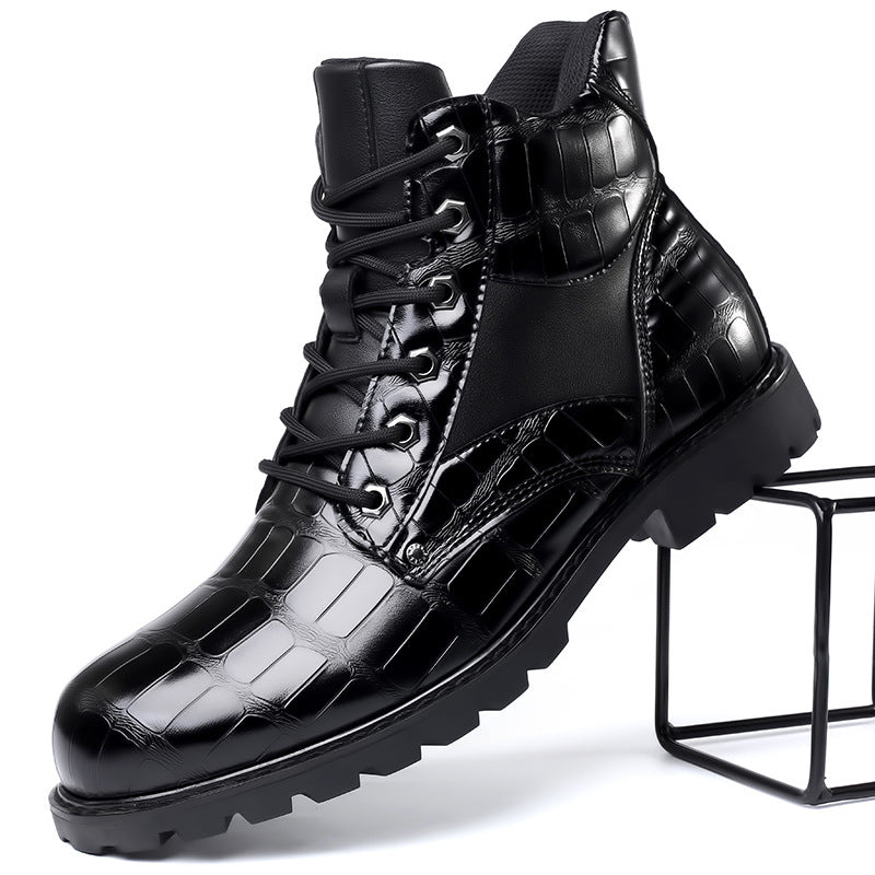 Rendell™ l- Exclusive crocodile leather boots