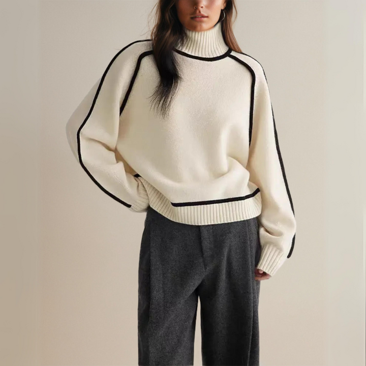 Claire™| - Elegant turtleneck sweater