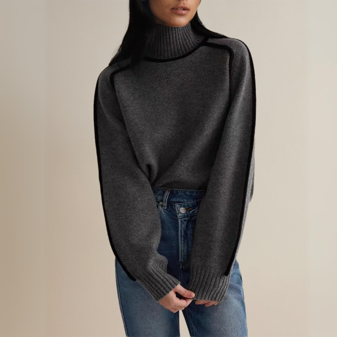 Claire™| - Elegant turtleneck sweater