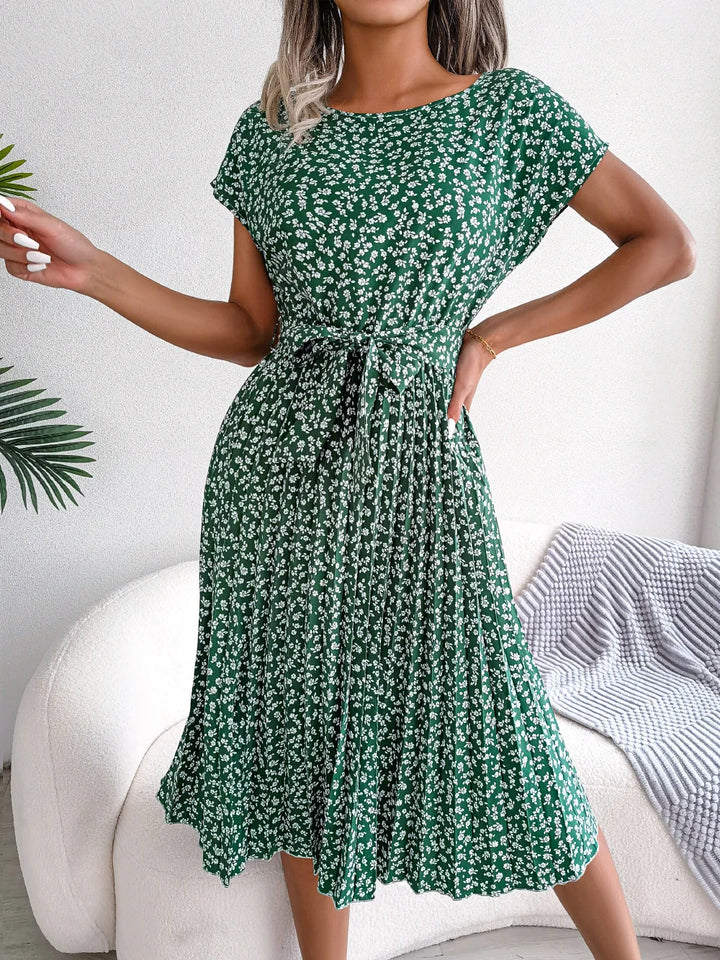 Amabel™ | Chic Floral A-Line Dress for Women
