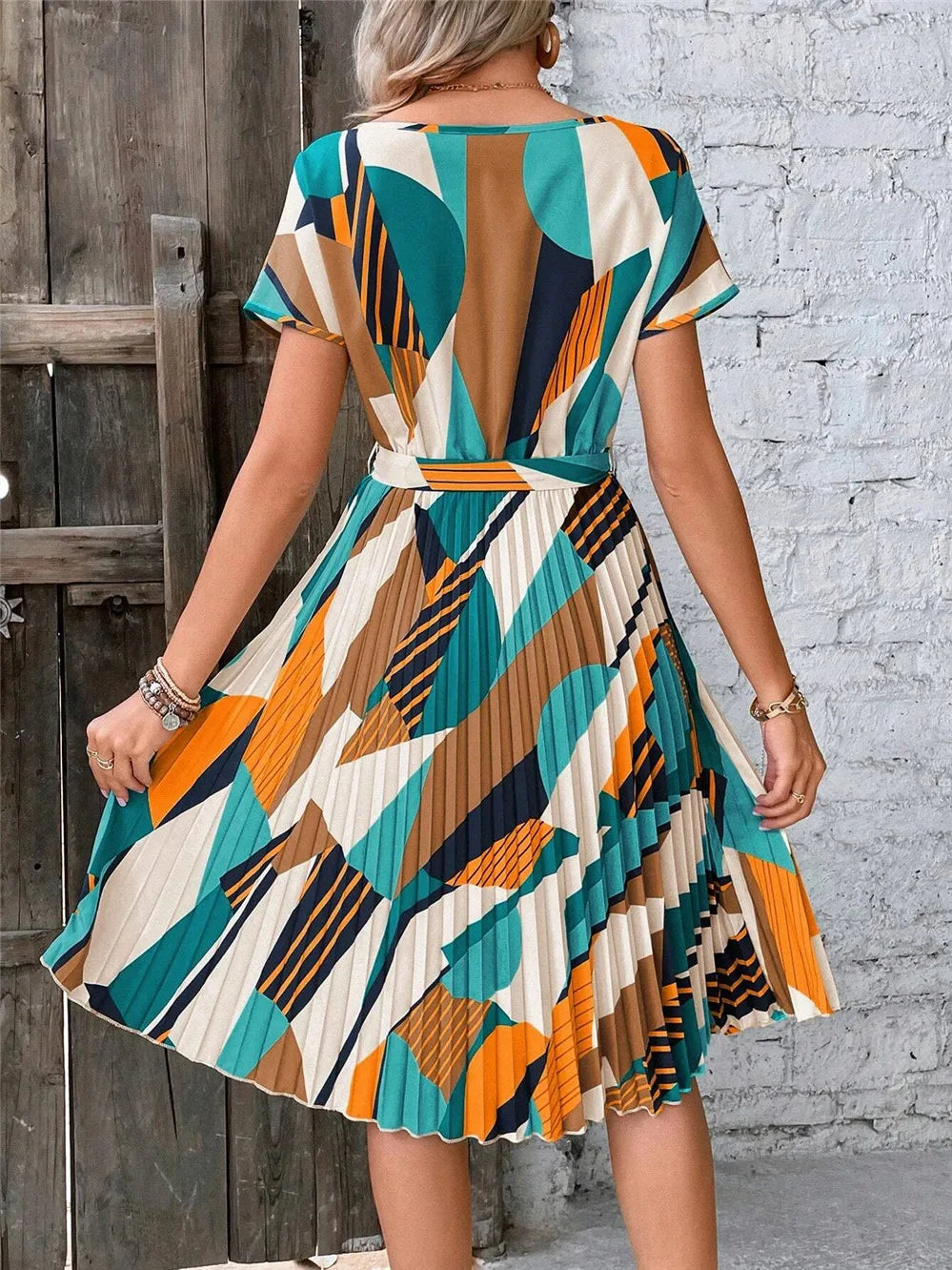 Grace™ |  Pleated Lace Dress