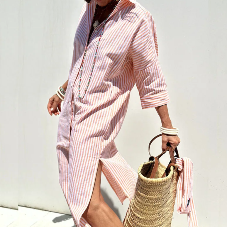 Sophie™l - Striped Shirt Dress