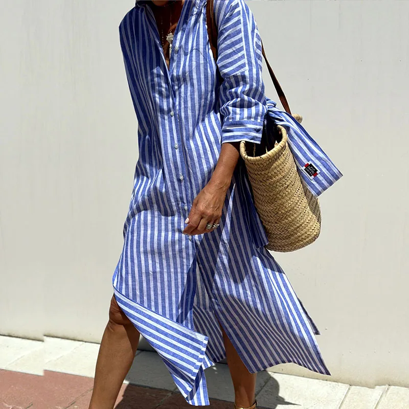 Sophie™l - Striped Shirt Dress