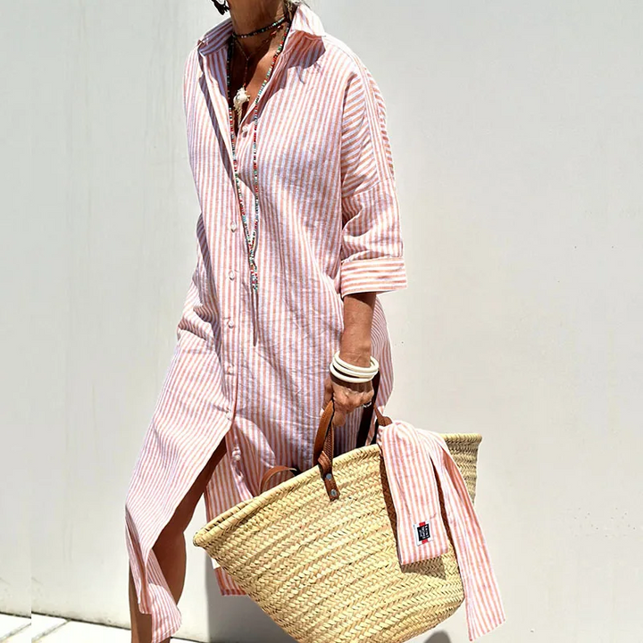 Sophie™l - Striped Shirt Dress