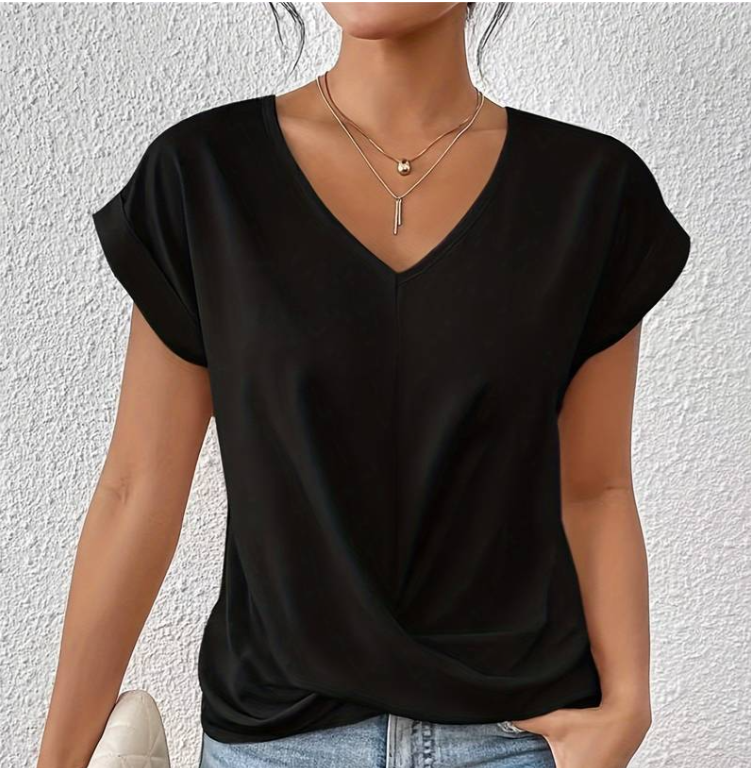 Athena™ | Tummy Tucking V-Neck Top