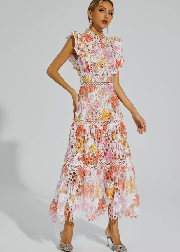Melody - Hollow Sleeveless Maxi Dress
