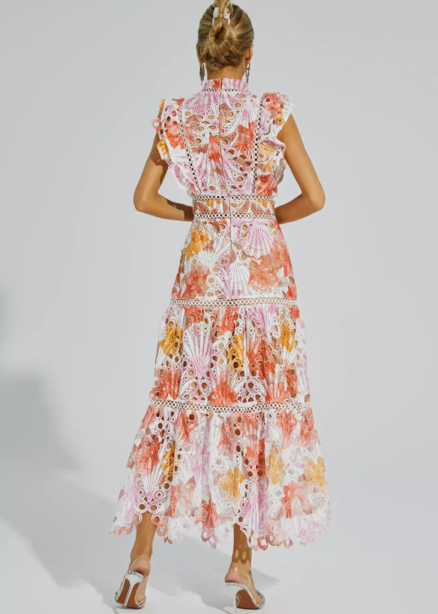 Melody - Hollow Sleeveless Maxi Dress