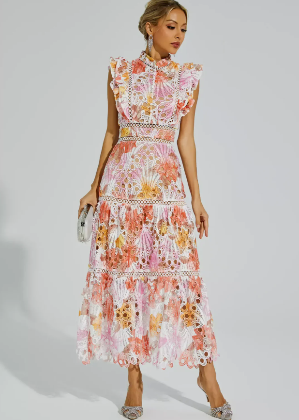 Melody - Hollow Sleeveless Maxi Dress