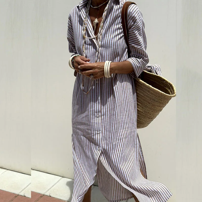 Sophie™l - Striped Shirt Dress