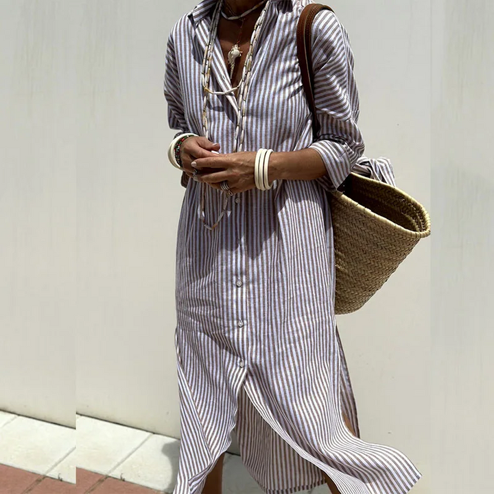 Sophie™l - Striped Shirt Dress