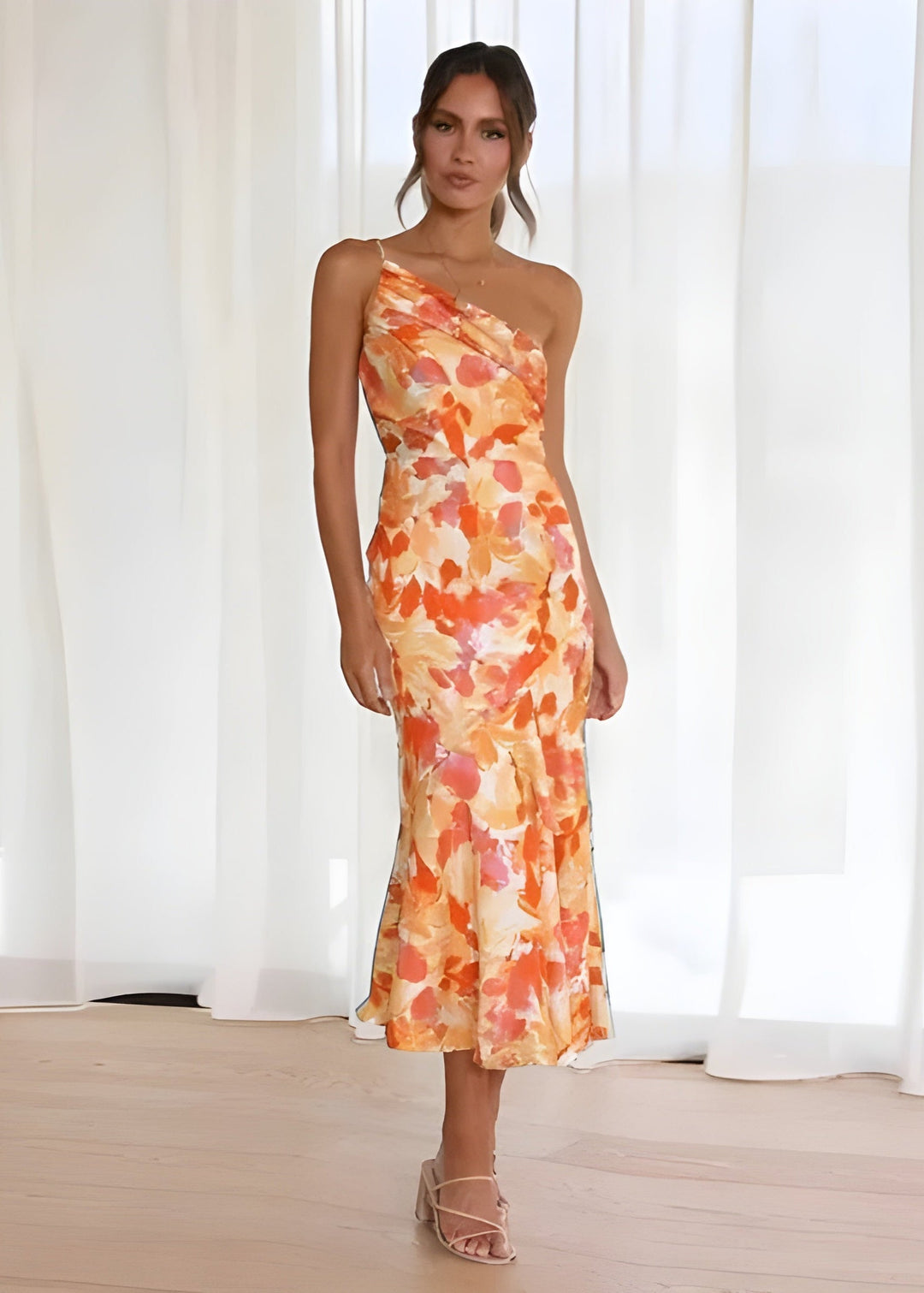 Eva™ | One-Shoulder Summer Dress
