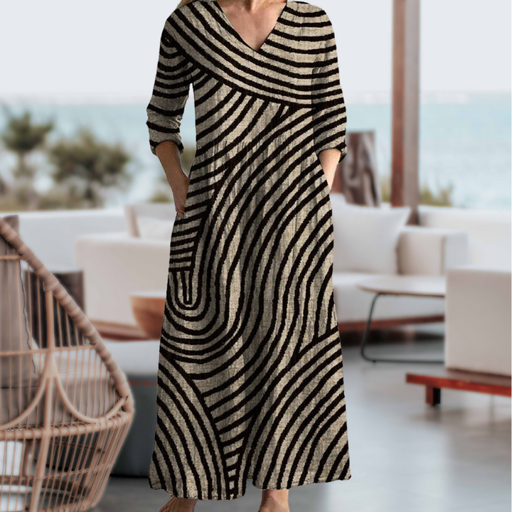 EVE™ | VINTAGE STRIPED DRESS