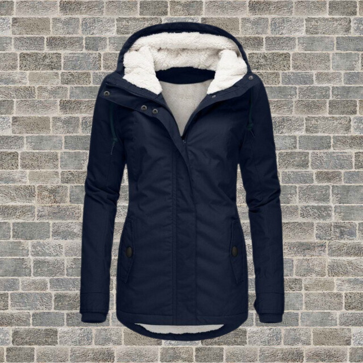Jenna ™| - Women's Warm Cotton Sherpa Hoodie