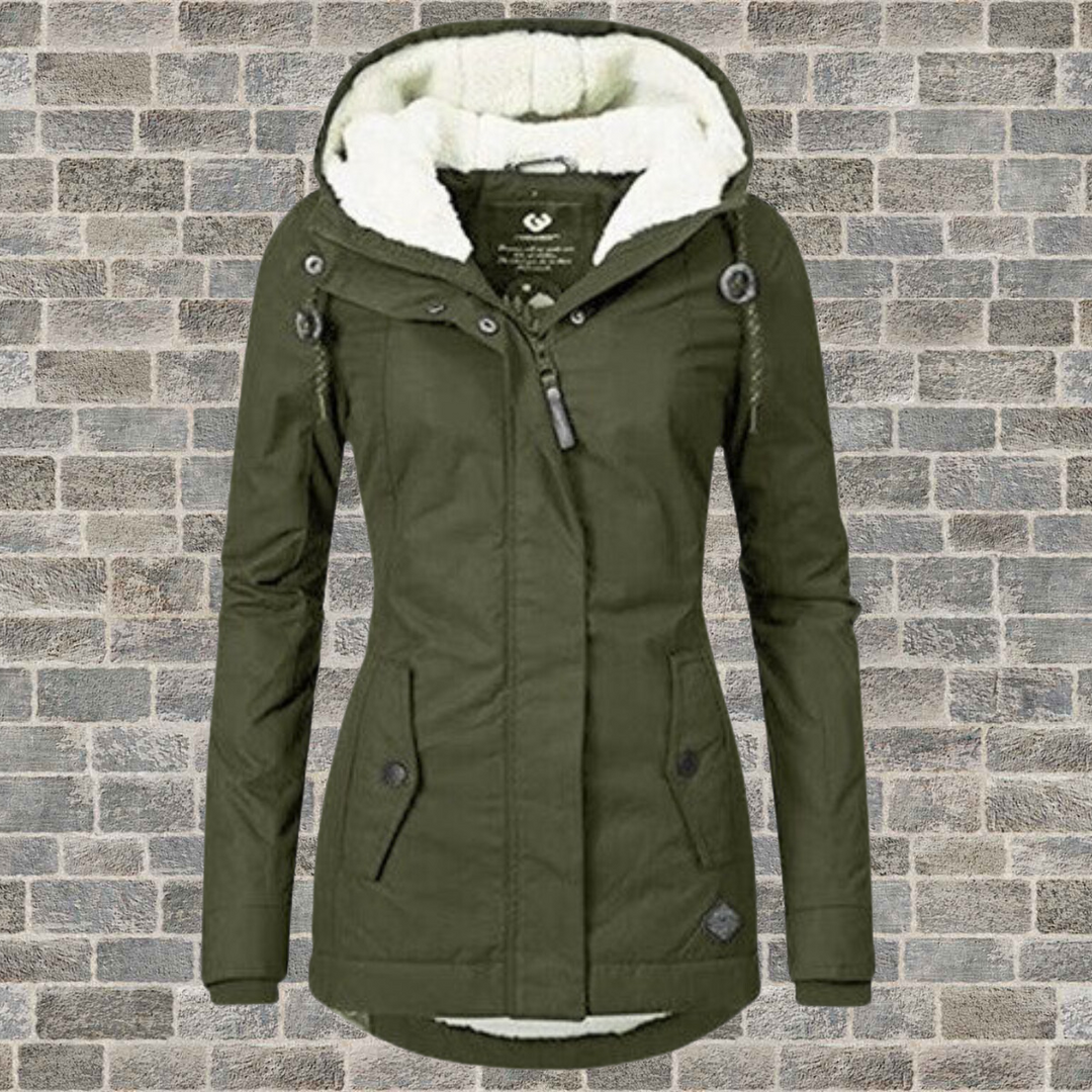 Jenna ™| - Women's Warm Cotton Sherpa Hoodie