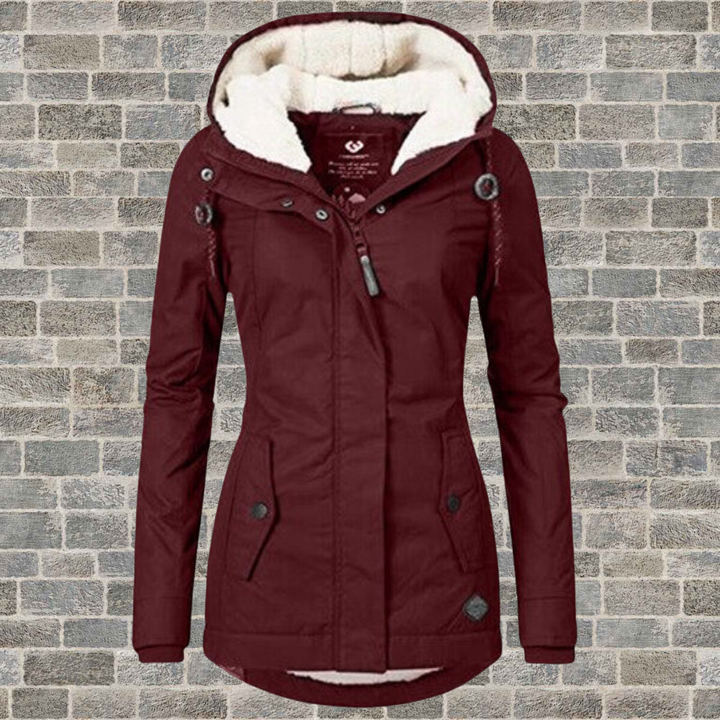 Jenna ™| - Women's Warm Cotton Sherpa Hoodie