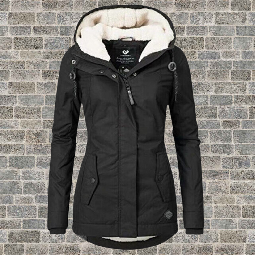 Jenna ™| - Women's Warm Cotton Sherpa Hoodie