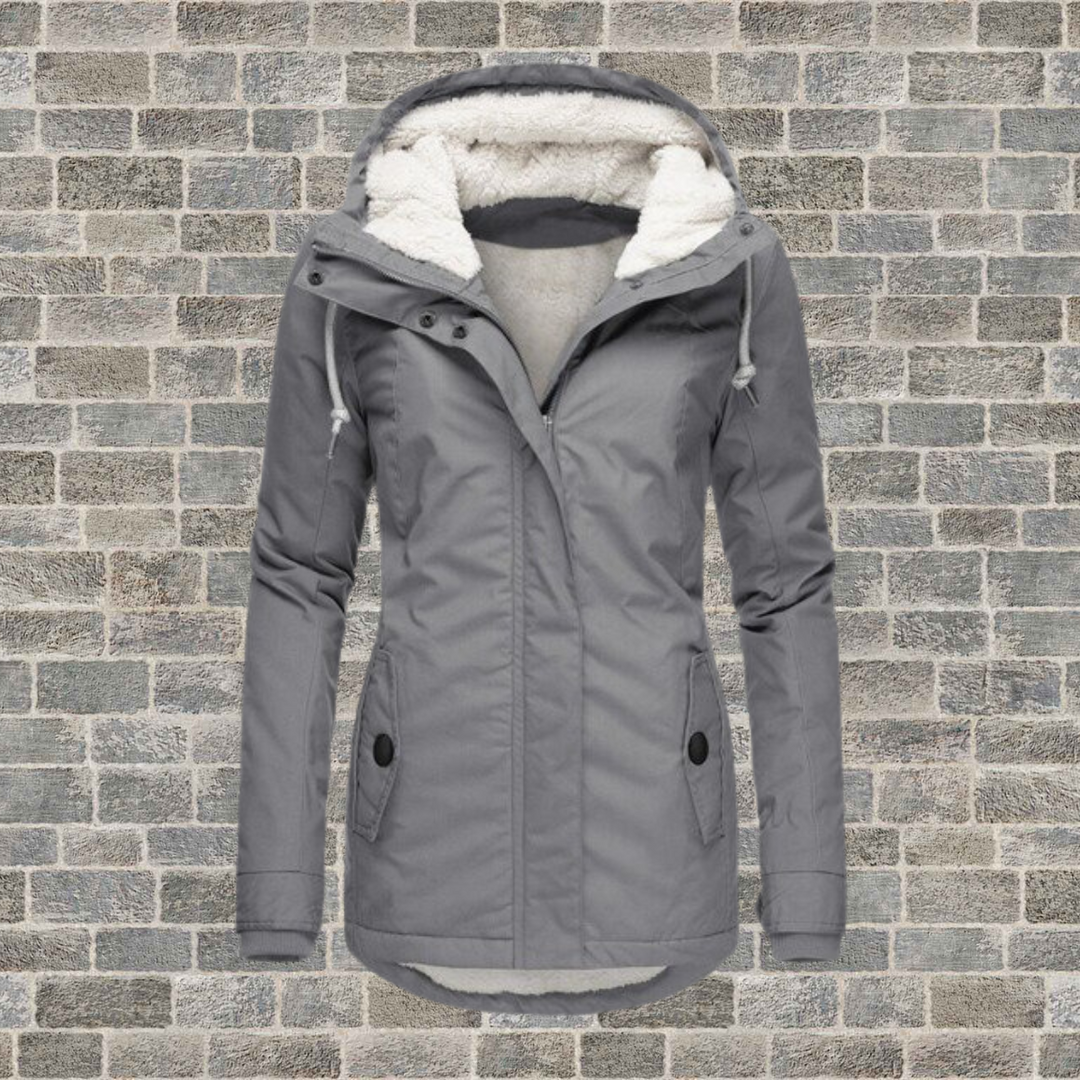 Jenna ™| - Women's Warm Cotton Sherpa Hoodie