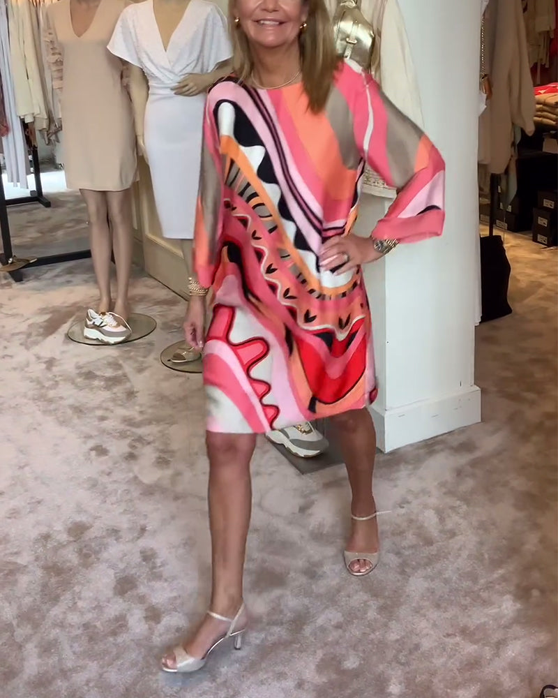 Imelda™ |  Printed Midi Dress