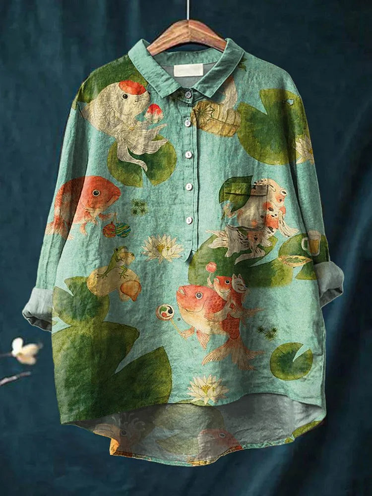Rosie™ | Fish Art Shirt